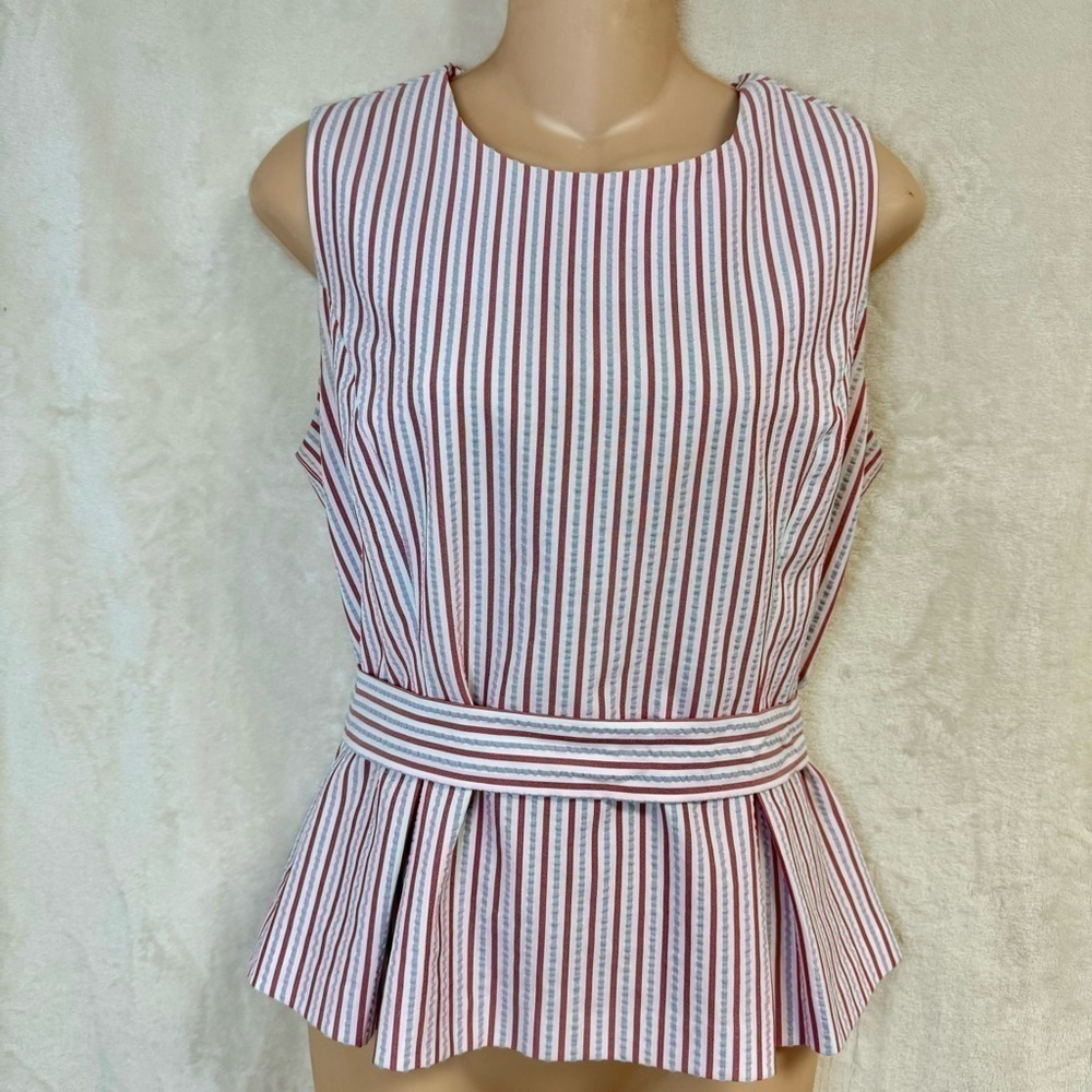 RWB Tiewaist Seersucker Blouse